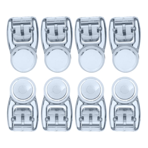 LABSERRON 4Pcs Universal Light Grey Swimming Goggles Clips Snap in Buckle for Sport