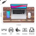 thumbnail image 5 of Long Mouse Pads for Desk,Boho Red Multicolored Ethnic Pattern Desk Mats on Top Of Desks, Desk Mouse Pad Extra Large with 3mm Non-Slip Base and Stitched Edge for Gaming,Office,Work,Home 31.5"x15.7", 5 of 6