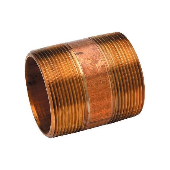 New Brass Nipples brass Fittings 40120 1-1/4" dia. Length Close 1-5/8
