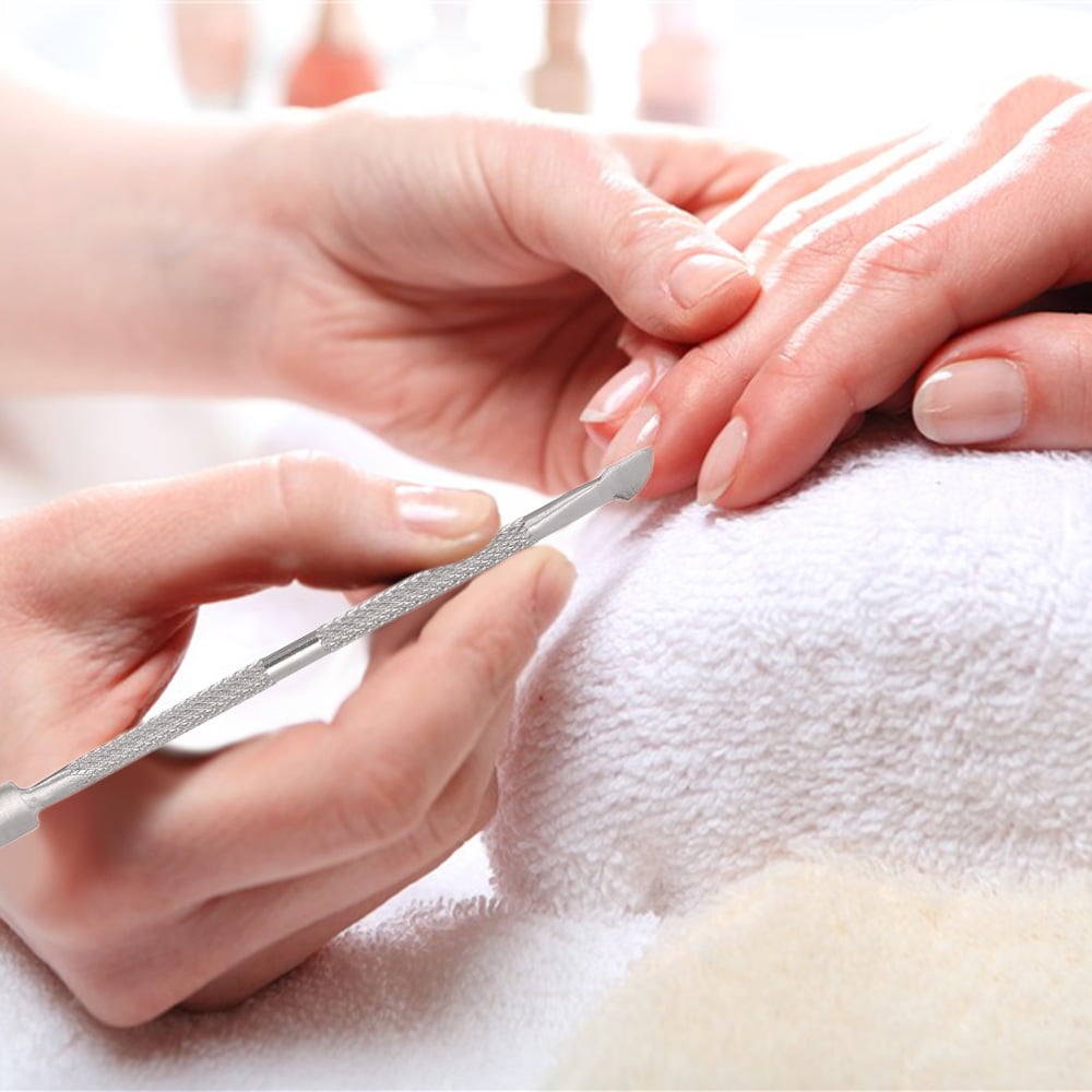 Nail Polish Remover Clips Set Triangle Cuticle Scraper Cuticle Pusher