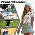 thumbnail image 7 of Binienty Cute Dog Paws His and Hers Matching Outfits Classic Fit Zip Up Collar Shirts Workout Tops for Women and Men Athletic Short Sleeve Athletic Tops for Workout Sports, 7 of 7