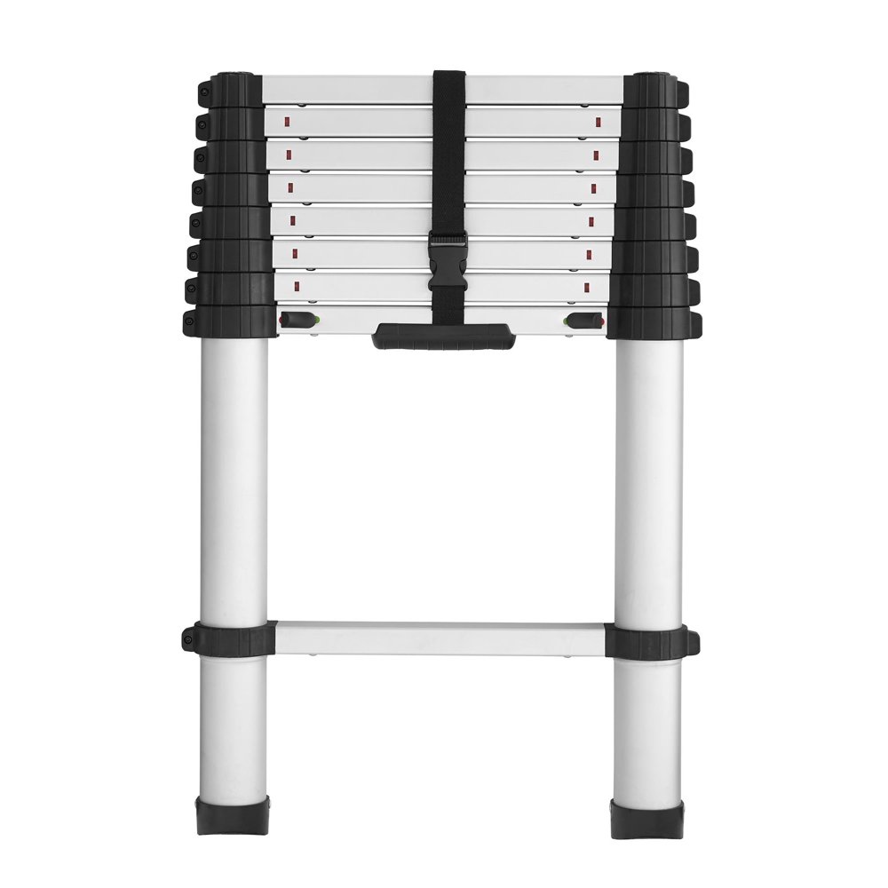 COSCO SmartClose Telescoping Aluminum Ladder (300lb Capacity, 8.5 ft