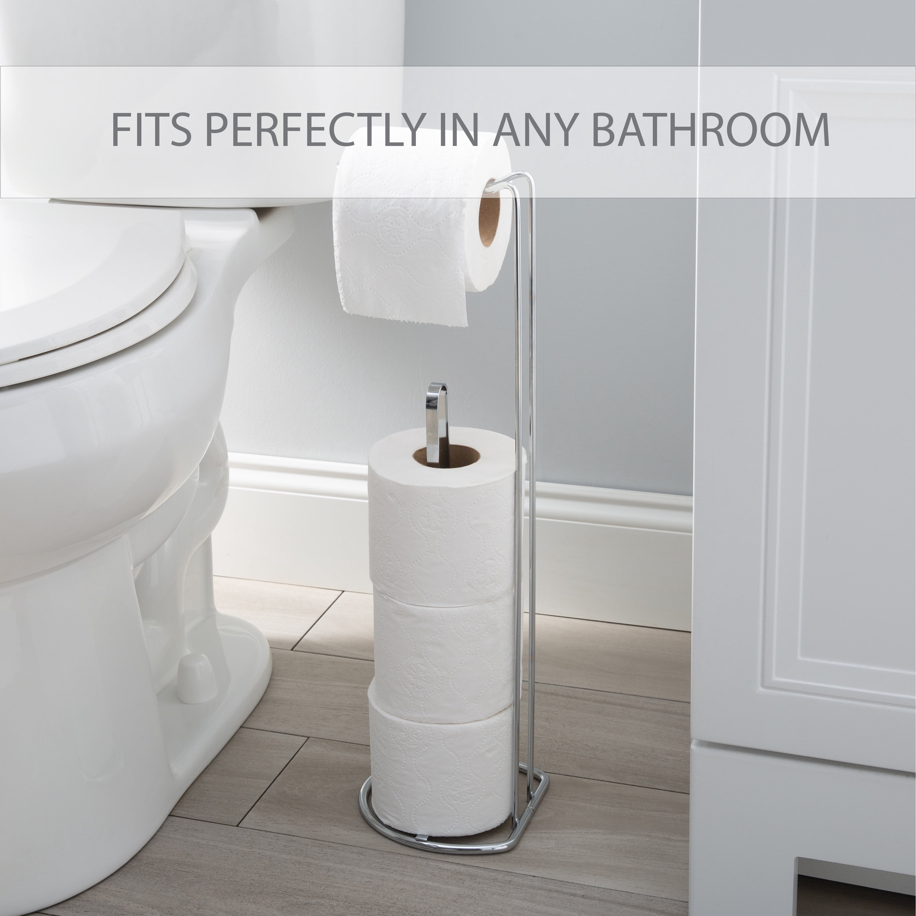 Bath Bliss Toilet Paper Reserve and Dispenser in Chrome