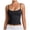 Black, variant on ZIXKCGDSE Tank Tops for Women Round Neck Adjustable Spaghetti Strap Sleeveless Summer Shirt Size XS