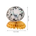 thumbnail image 2 of unbranded 12Ud Para Fiesta Disco Retro Con Adornos Panal De Papel Y Centro De Vibrante, 2 of 8