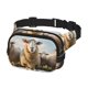 thumbnail image 2 of Balery Cute Prairie Sheep Herd Mochila Cinturón para Mujeres y Hombres, Bolsa de Cintura Impermeable de Doble Capa con Correa, 2 of 9