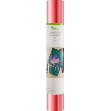 UPC: 0093573724244 | Cricut Holographic Vinyl 12 X48  Roll-Pink