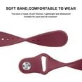 thumbnail image 3 of KOMI Silicone Band for T-Mobile SyncUP Kids Watch, Soft Waterproof SyncUP Kids Watch Band Sport Straps Replacement for Boys and Girls, Breathable & Washable Wine Red, 3 of 8