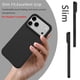 thumbnail image 3 of Funda de silicona negra EUMADOVE para iPhone 17 Pro con protección ضد golpes, 3 of 9