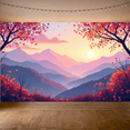 thumbnail image 3 of LUUFILx Scenic Landscape Autumn Foliage Banner Backdrop Photography Props Party Decorations Celebration Background Event Supplies Outdoor Decor Nature Vista, 3 of 7