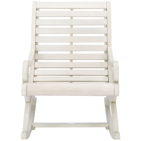 SAFAVIEH Outdoor Collection Sonora Rocking Chair White