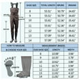 thumbnail image 4 of Fishing Chest Waders Fishing Shoes Boot Foot for Men Women Hunting Bootfoot Waterproof Nylon PVC w/ Belt, 4 of 7