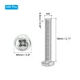 thumbnail image 2 of Uxcell Phillips Pan Head Screws, 80 Pack M3-0.5 x 18mm 304 Stainless Steel 18-8 Full Thread Pan Head Machine, 2 of 7