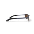 thumbnail image 6 of Octo Men’s Rx-able Turbo Sport Sunglasses, Black, Rectangle, Metal, 59-14-135, with Case, 6 of 7