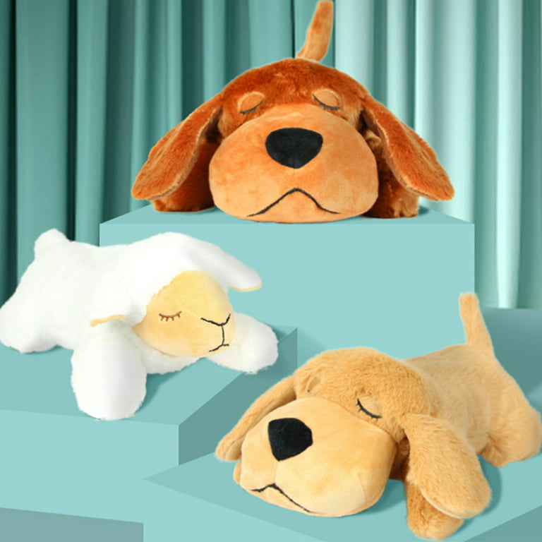  ZALBYUY Heartbeat Puppy Toy, Puppy Sleep Aid Toy