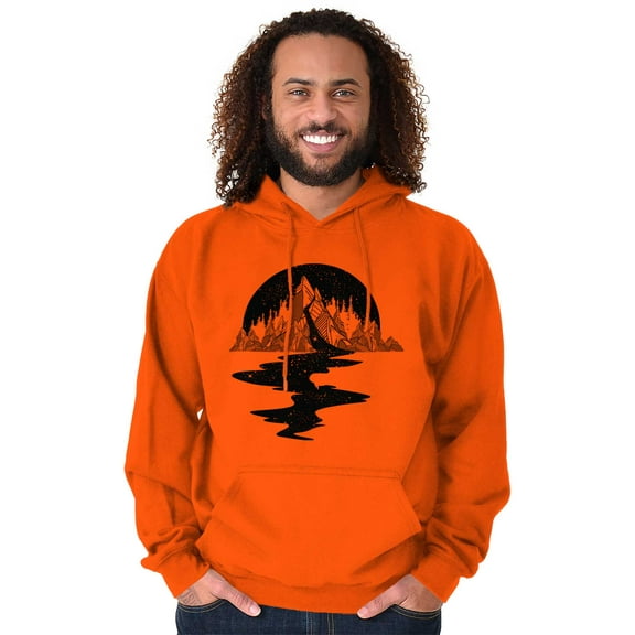 Bleeding Mountain Symbolic Spirit Unisex Plus Fleece Graphic Hoodie Brisco Brands 2X