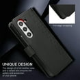 thumbnail image 7 of Allytechgroup Wallet Case for Samsung Galaxy Z Fold 7 with Credit Card Slot, [RFID Blocking] Protective Shockproof PU Leather Stand Flip Cover Compatible with Samsung Galaxy Z Fold 7, Black, 7 of 7