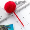 thumbnail image 3 of Darzheoy 2Pcs Fluffy Pen, Pom Pom Plastic Ballpoint Pen, Gift Pens for Christmas Stationery Carnival Birthday, 3 of 5