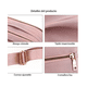 thumbnail image 4 of Bolso  Lab.G Bandolera Pequeño Y Sencillo Con Cremallera Para Mujer Rosa, 4 of 5