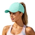 thumbnail image 2 of Karight Womens Ponytail Baseball Cap Adjustable High Messy Bun Ponycap Quick Drying Trucker Hats, 2 of 9