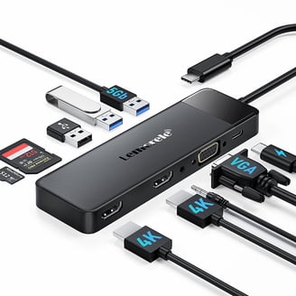 Dell, USB-C Multiport Adapter, DA310, 7-in-1 with 4K HDMI