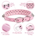 thumbnail image 3 of Collier Grand Réglable pour Chien, rivet Champignon en Cuir PU, Collier pour Chat et Chien, Collier durable pour Animaux, 3 of 6