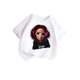 thumbnail image 1 of T-shirt à Manches Longues 2t pour Filles, Mignon Graphique Col Rond Manches Courtes Tee-Shirt d'Été Décontracté, 1 of 3