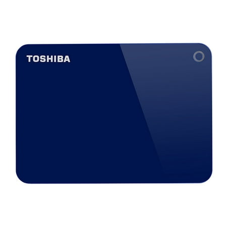Toshiba Canvio Advance 2TB Portable External Hard Drive USB 3.0 Blue -