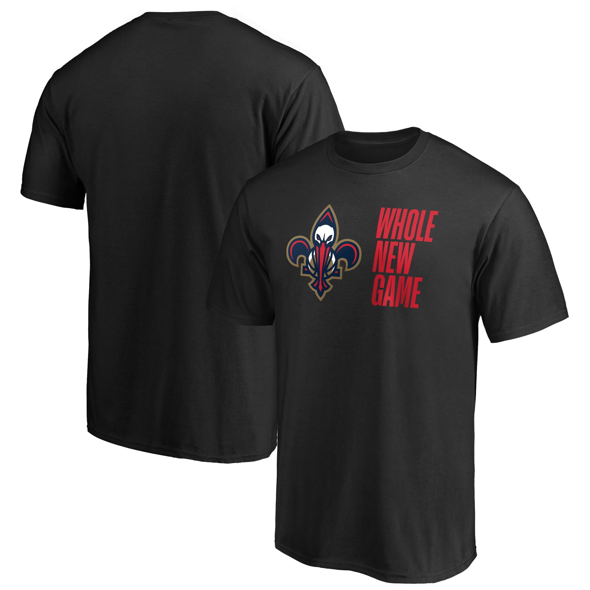Men's Black New Orleans Pelicans Whole New Game Team T-Shirt