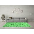 thumbnail image 3 of Ahgly Company Indoor Rectangle Abstract Emerald Green Modern Area Rugs, 7' x 10', 3 of 4