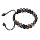 thumbnail image 3 of Pulsera de cuentas de piedra natural, cuentas trenzadas dobles, pulsera de cuentas ajustables de chakras, pulsera de macramé ajustable, características de vanguardia, 3 of 8