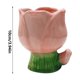 thumbnail image 3 of Irregular Gradiente Flor Pintado a mano taza de agua Portavelas Taza de cerámica Joyería de interior, 3 of 4