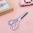 thumbnail image 4 of Fridja Dual Color Craft Scissors for Art Projects and Office Use Comfort Grip Handles Sharp Precision Blades Ideal for Paper Cutting and DIY Creations, 4 of 7
