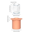thumbnail image 2 of Stanley cup Silicone Ice Tray With Lid, Easy To Remove From The Mold, Water Cup Ice Tray Mold, 40oz Cylindrical Ice, 2 of 4