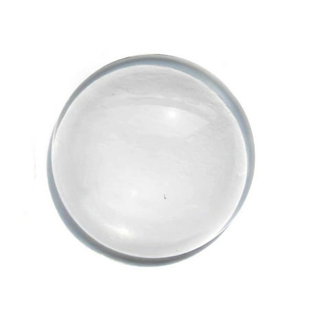40mm Pendant Bead - 10 Clear Round Glass Cabochons For Photo Pendant Bezels 40mm