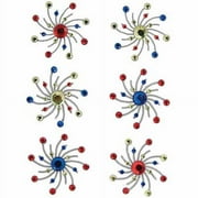 Karen Foster 472547 Swirl Burst Brads 6-Pkg-Sparklers