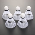 thumbnail image 3 of 24pcs Plastic Badminton Simple Small Fitness Shuttlecocks for Outdoor (White), 3 of 8