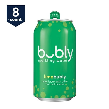 bubly Lime Sparkling Water, 12 oz Cans, 8 Count - Walmart.com