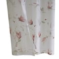 thumbnail image 4 of Synergy Floral Printed Faux Linen Curtain Panel 52" x 84" in Rose, 4 of 6