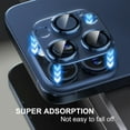 thumbnail image 3 of for iPhone 15 Pro Camera Lens Protector, [Drop Protection] 9H Tempered Glass Camera Cover Screen Metal Ring Case Friendly Scratch Resistant Easy to Install For iPhone 15 Pro,Blue, 3 of 6