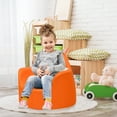 thumbnail image 2 of Costway Fox Kids Sofa Seat Toddler Children Armchair Couch Birthday Gift Boy & Girl Orange, 2 of 10