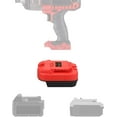 thumbnail image 1 of Adaptador para de*Walt 20V y para Mil*wau*kee M18 18V Batería Li-on Convertible a para Bauer Herramienta Eléctrica de 20V, 1 of 6