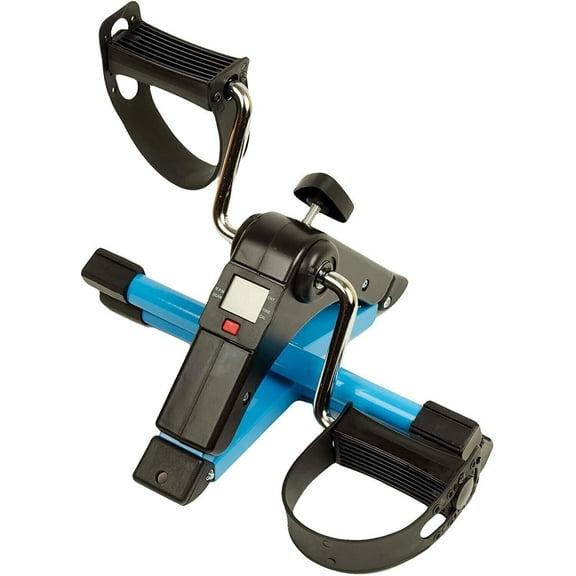 Deluxe Folding Portable Arm Leg Foot Pedal Stationary Exercise Bike Fitness NEW