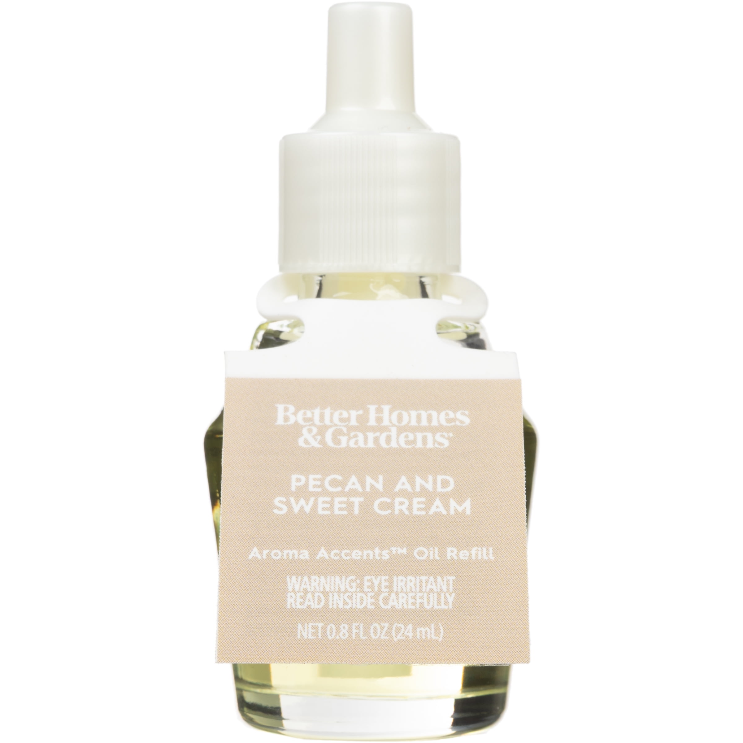 (3 pack) Better Homes & Gardens Aroma Accents Oil Refill 24 mL, Pecan & Sweet Cream
