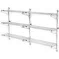 thumbnail image 2 of Nexel Poly-Green Wall Mount Wire Shelving, 60"W x 14"D x 54"H 3-Shelf Add-On, 2 of 5