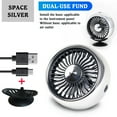thumbnail image 2 of XGFHYJEH Car Fan, Fan for Car, Portable Fan for Car, Car Fan for Dashboard, Usb Fan for Car, Car Fans that Blow Cold Air, Car Fans for Cooling inside a Car, 2 of 7
