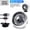 Silver, variant on Ohmyroo Car Vent Fan 360 Degree Rotating USB Powered Vehicle Cooling Fan with Detachable Base for SUV Truck