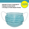 Disposable 3 Ply Mask- 100 Pack