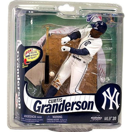 Curtis Granderson Action Figure White Jersey Sports Picks Series 30
