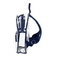 thumbnail image 5 of Eastsport Unisex Clear Mini Dome Backpack, Blue Trim, 5 of 6